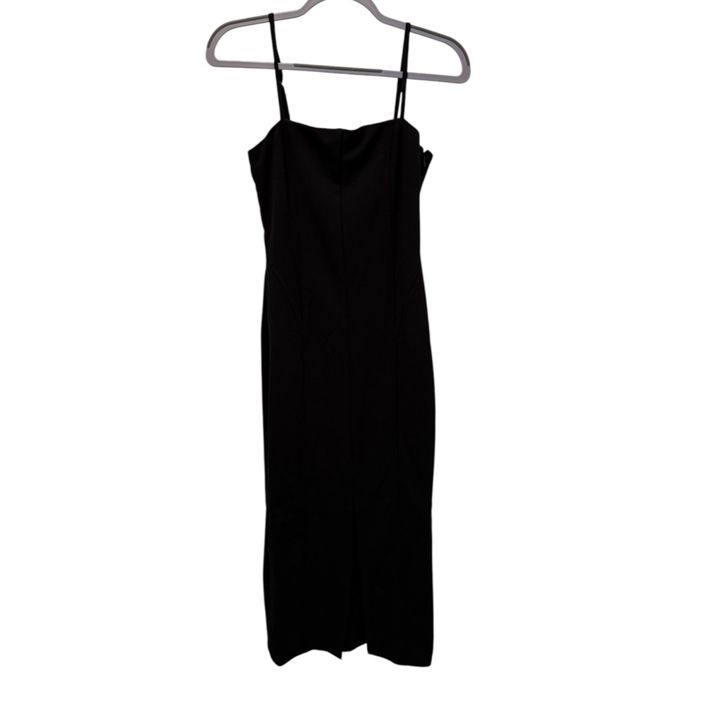 Wayf Black Midi Dress